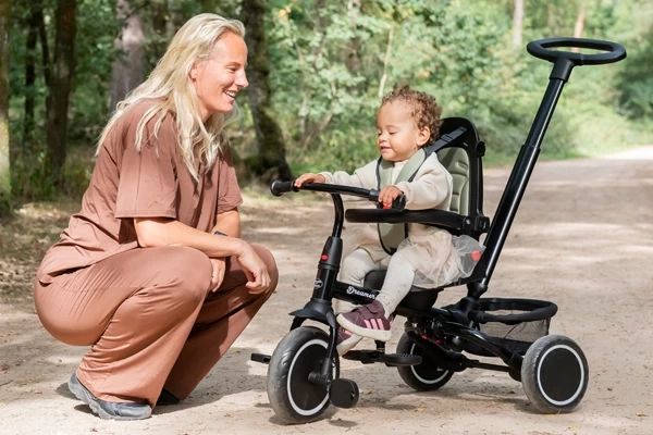 Dreirad mit abnehmbaren Teilen