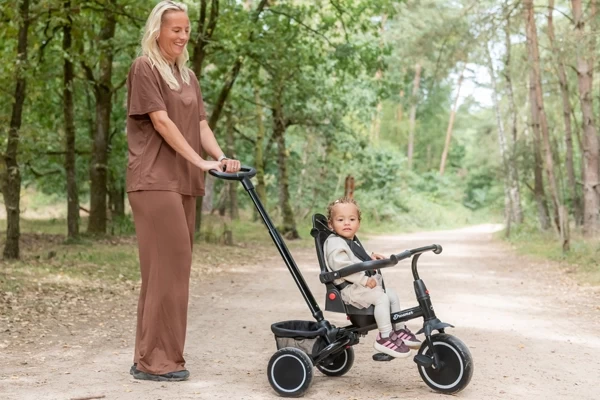 Dreirad mit abnehmbaren Teilen