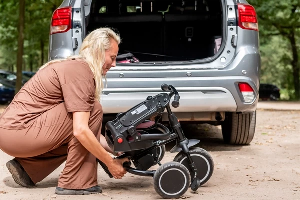 Kompakt im zusammengeklappten Zustand