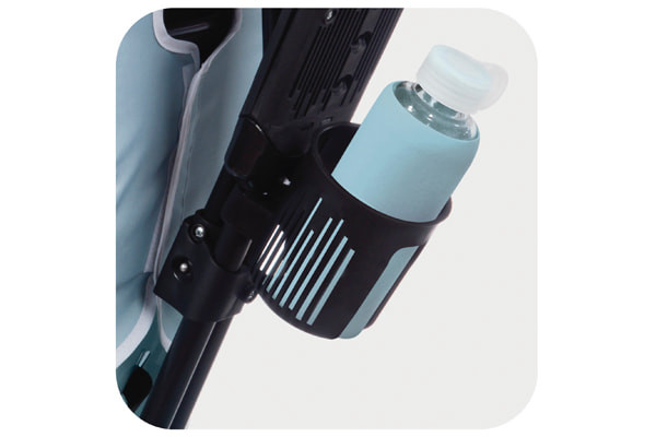 Flaschenhalter am Schiebebügel