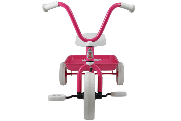 Vorderseite des Dreirads