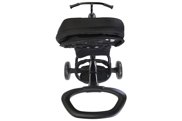 Die Schubstange ist mit dem Vorderrad verbunden