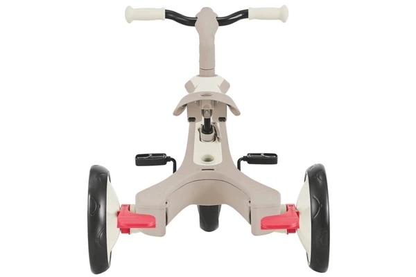 Von Dreirad mit Pedalen