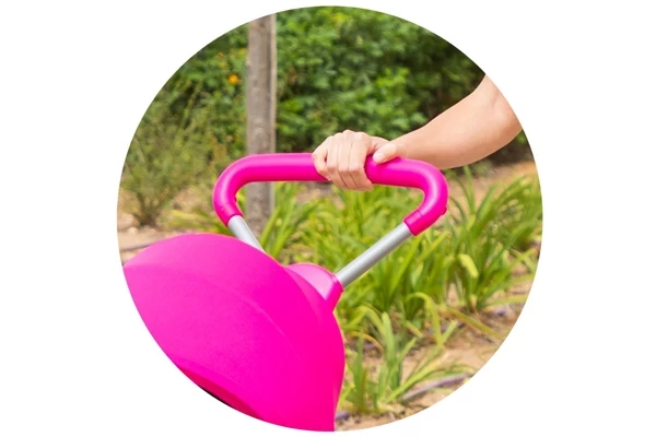 Leichtgängiges Lenken mit dem Schiebebügel