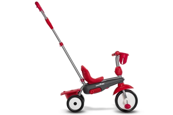 Position 3: ohne Sicherheitsbügel und heruntergeklappte Fußstützen