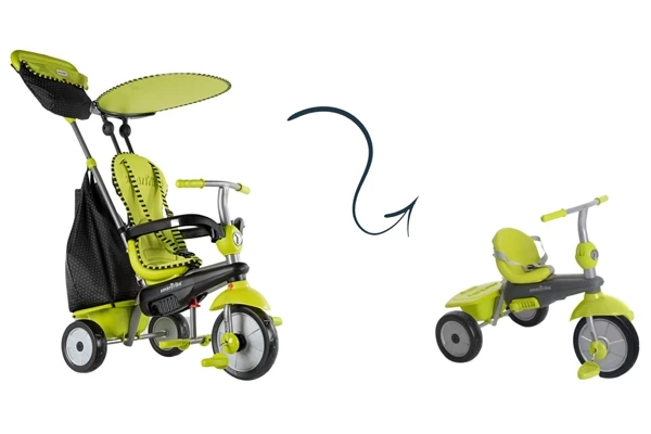 Kann zu unabhängigen Dreirad umgebaut werden