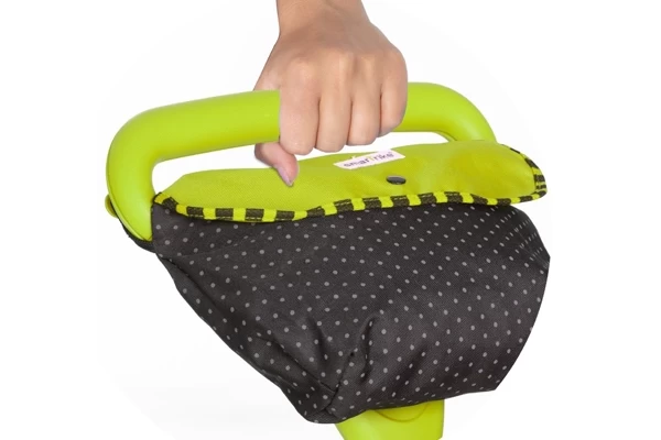 Leichtgängiges Lenken mit dem Schiebebügel