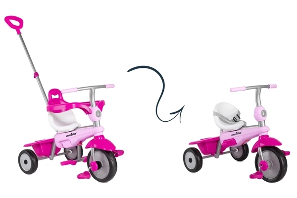 Kann zu unabhängigen Dreirad umgebaut werden