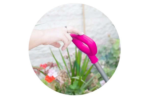 Leichtgängiges Lenken mit dem Schiebebügel