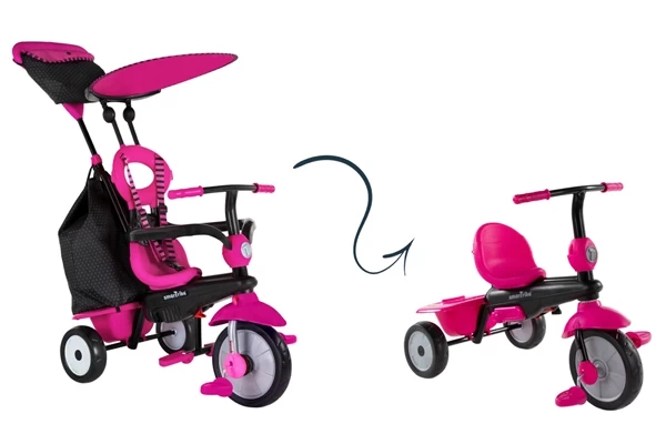 Kann zu unabhängigen Dreirad umgebaut werden