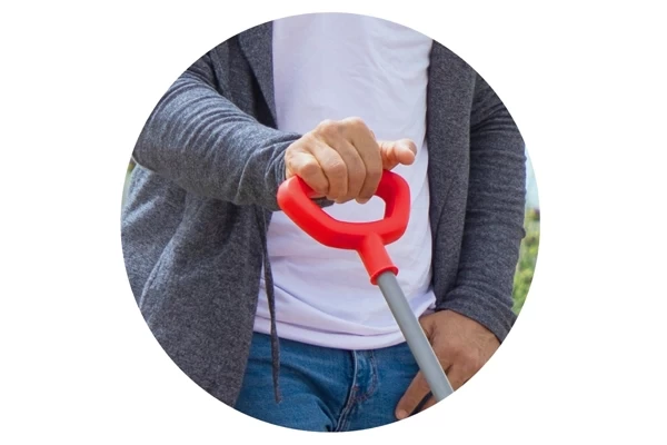 Leichtgängiges Lenken mit dem Schiebebügel