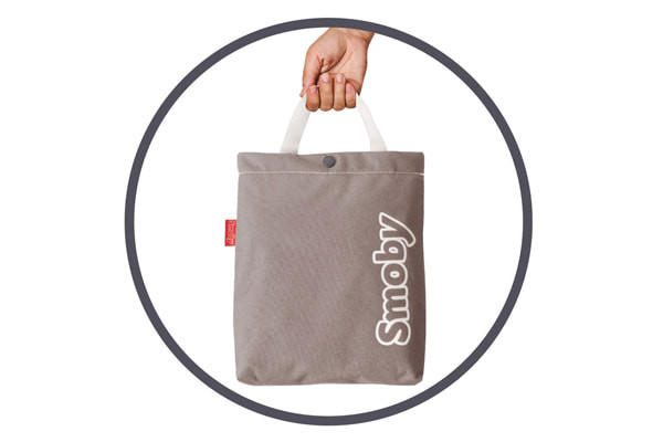 Abnehmbare Tasche am Schiebestange